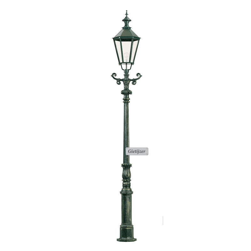 Schiedam støbejern standerlampe, m/ K7, 335 cm