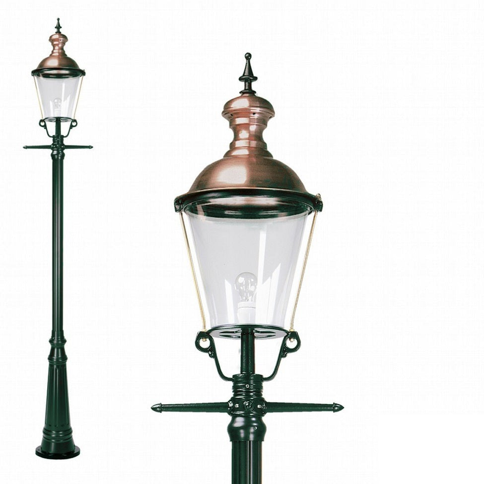 Noordwijk Standerlampe m/K2A, 295 cm i mørkegrøn