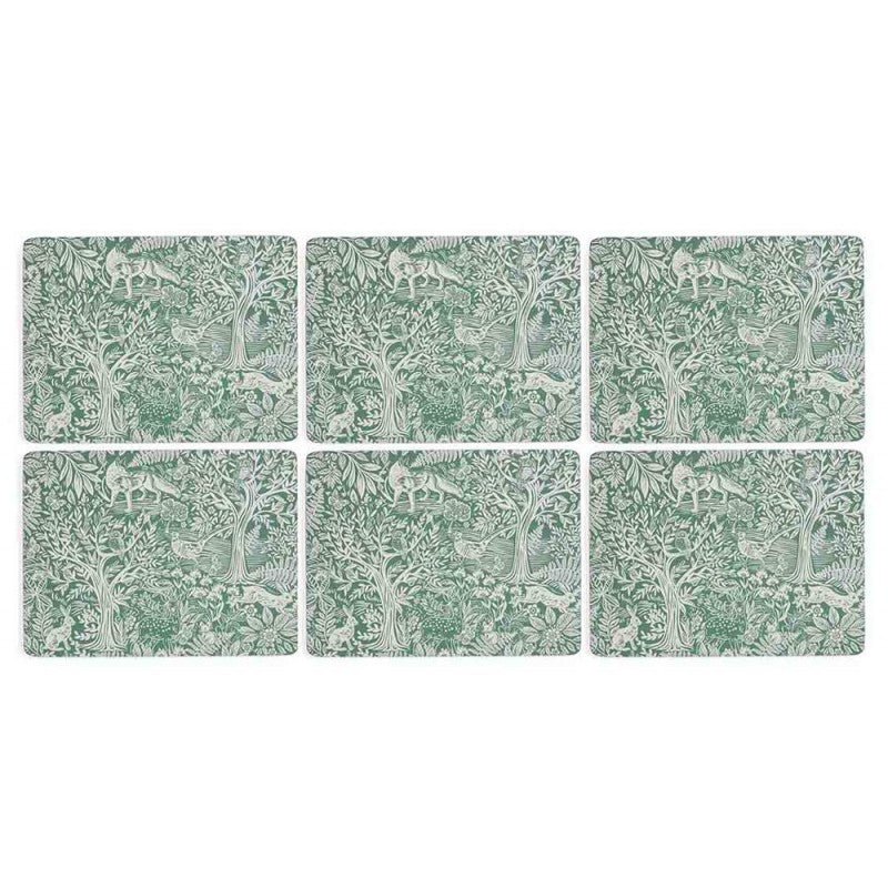 Placemats ´Tapestry Sage´ Mellem 6 stk i æske