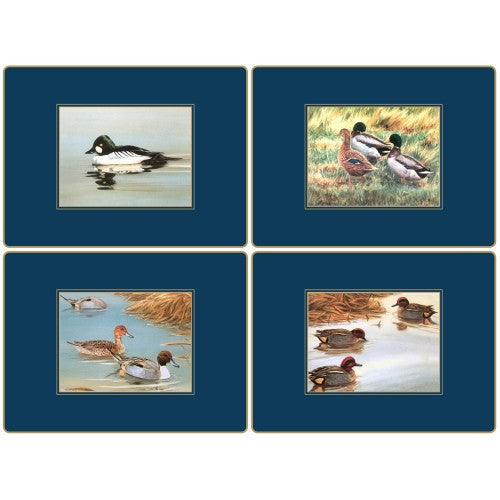 Placemats ´Wild Fowl´ Large 4 stk. i æske.