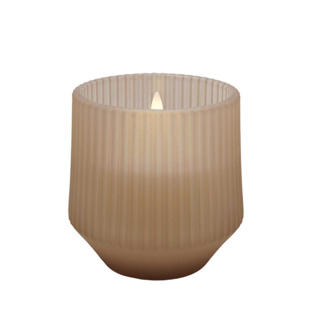 LED LYS - DUFTLYS I GLAS - BEIGE/UPLIFT