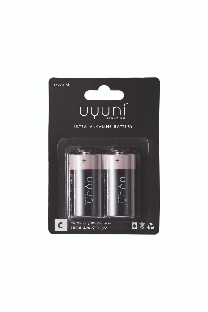 C Batterier fra UYUNI lighting 2 pk.