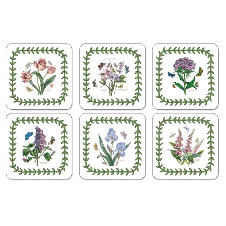 Coasters ´Botanic Garden´ 10,5 x 10,5 - 6 stk. i æske