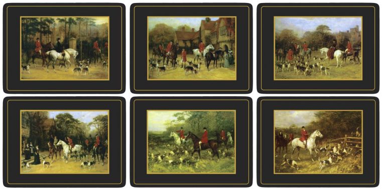 Placemats ´Tally Ho´ Mellem 30*23 cm, 6 stk. i æske