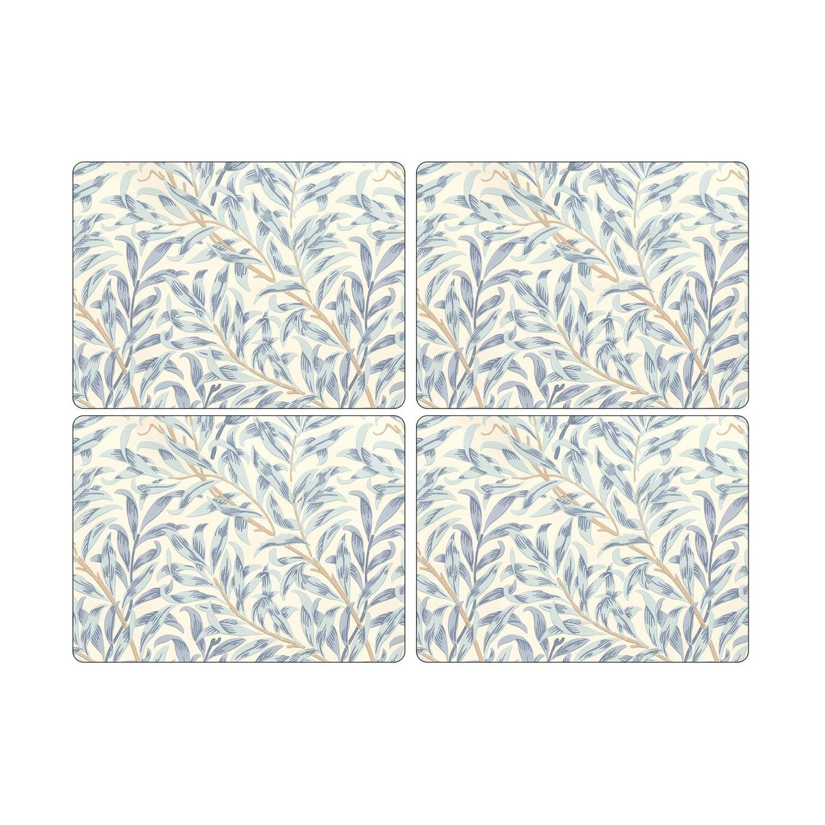 Placemats ´Willow Boughs Blue´ Large 4 stk. i æske.