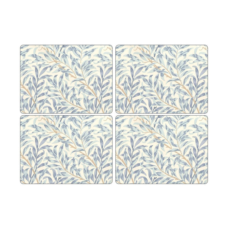 Placemats ´Willow Boughs Blue´ Large 4 stk. i æske.